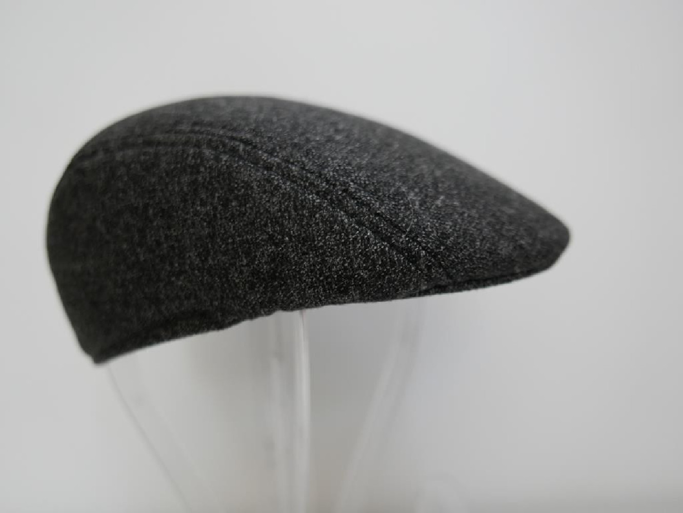 Pieprz i sól kaszkiet męski tkanina 58 cm