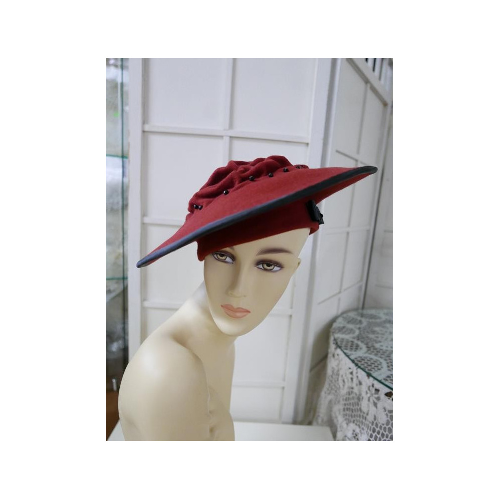 Satelitte kapelusz z podwójnym rondem -55-58cm