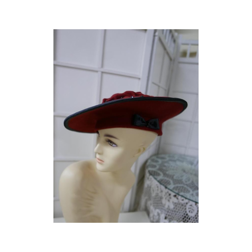 Satelitte kapelusz z podwójnym rondem -55-58cm