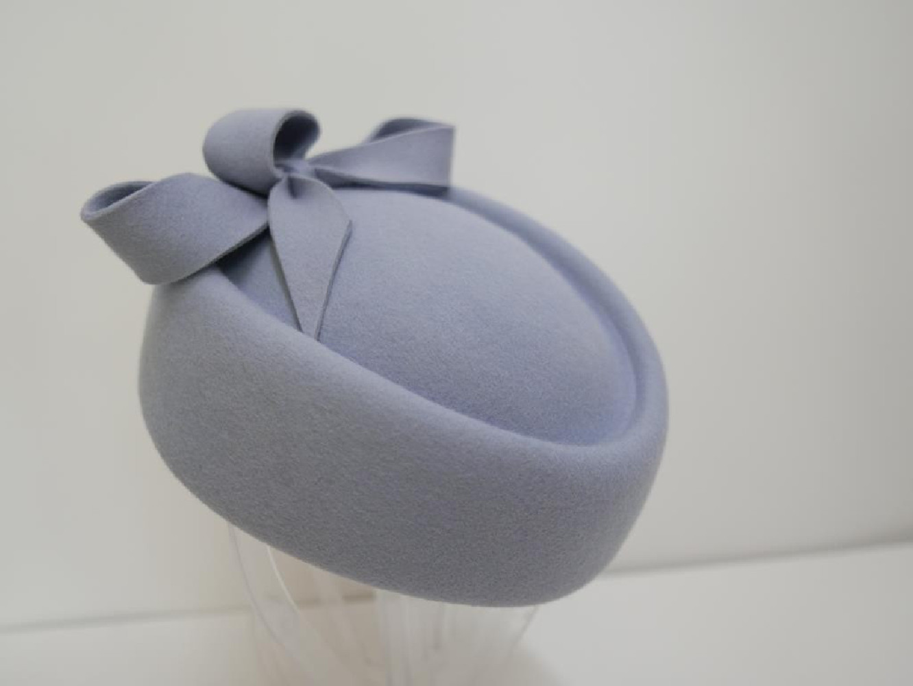 Tatiana błękitny toczek filcowy