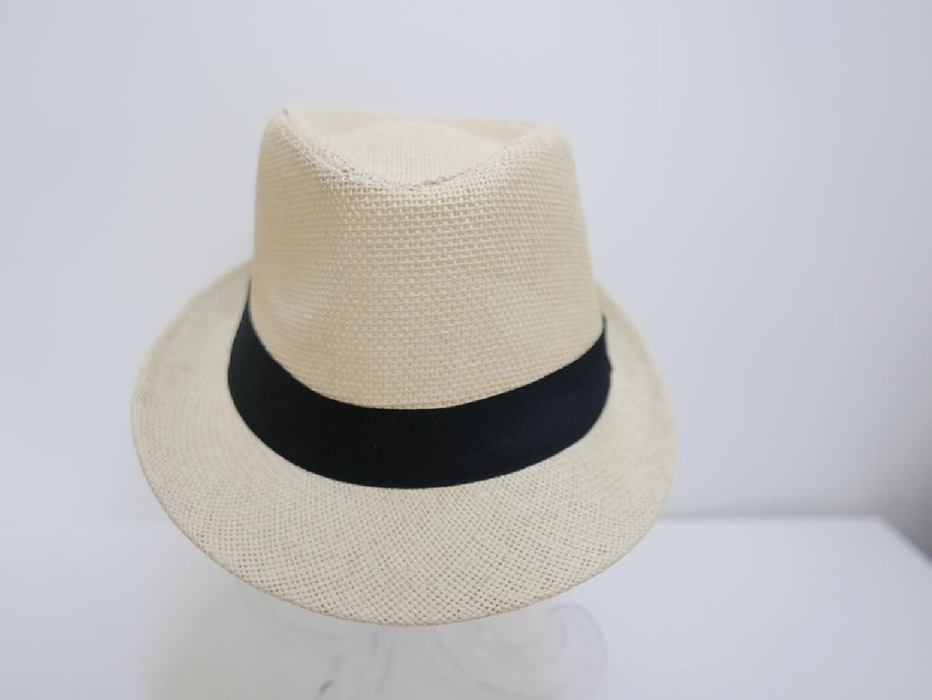 Trilby jasny beż męski letni  kapelusz 59-60 cm
