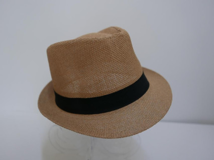 Trilby ciemny beż męski letni  kapelusz 55-56cm