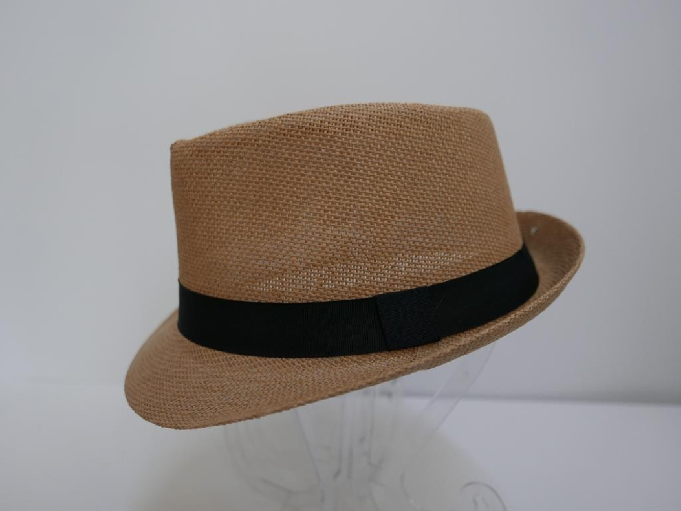 Trilby ciemny beż męski letni  kapelusz 55-56cm