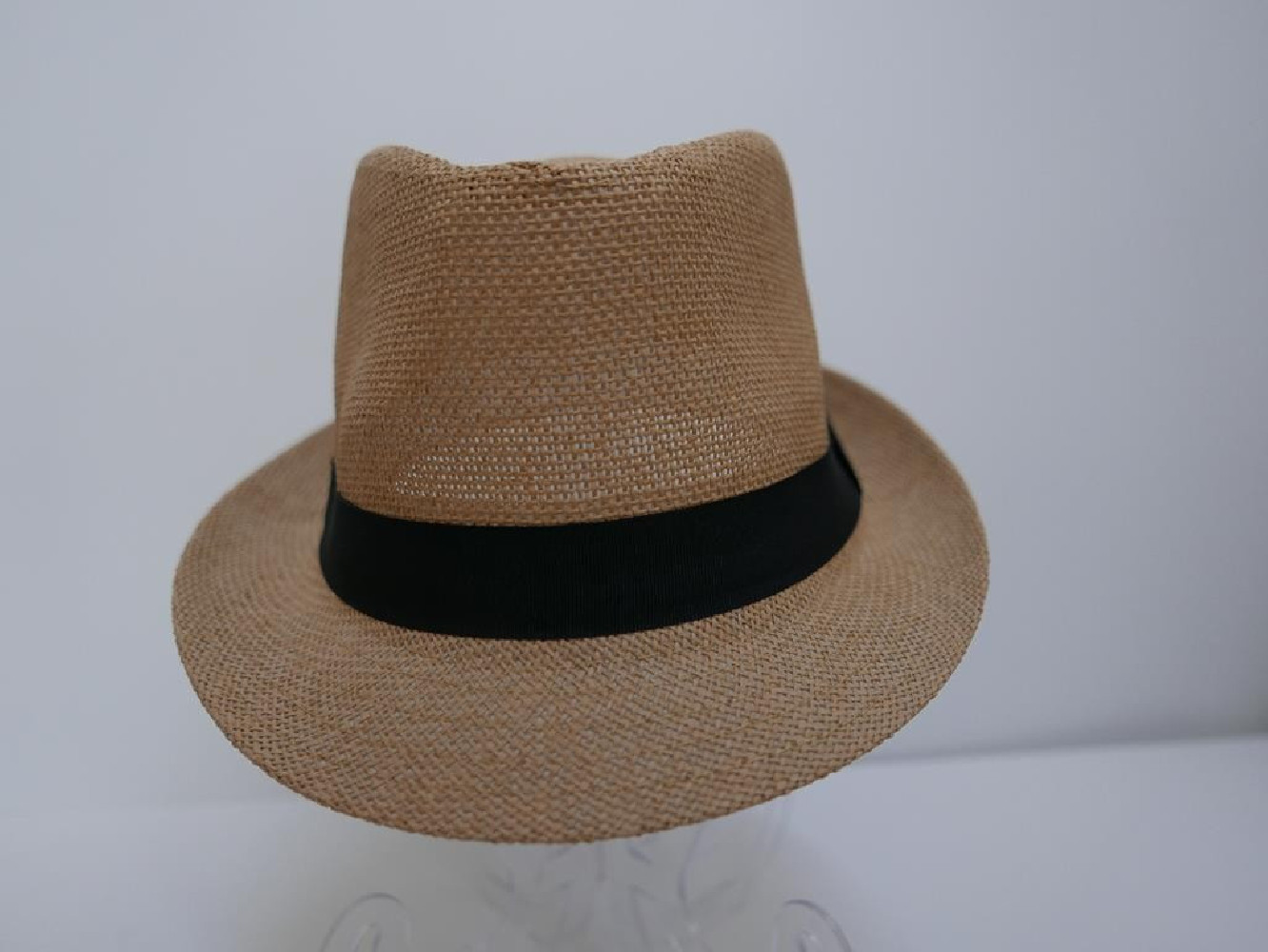 Trilby ciemny beż męski letni  kapelusz 57-58cm