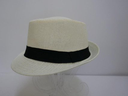 Trilby kremowy męski letni  kapelusz 57-58cm