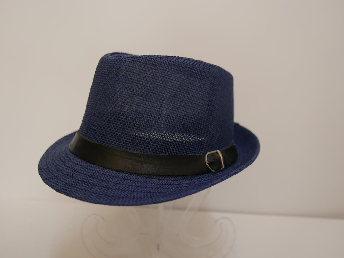Trilby  męski granatowy letni  kapelusz 55-56cm