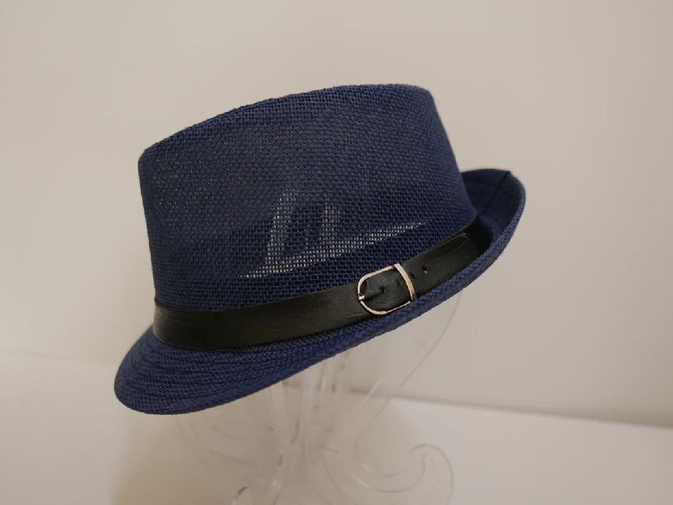 Trilby  męski granatowy letni  kapelusz 57-58cm