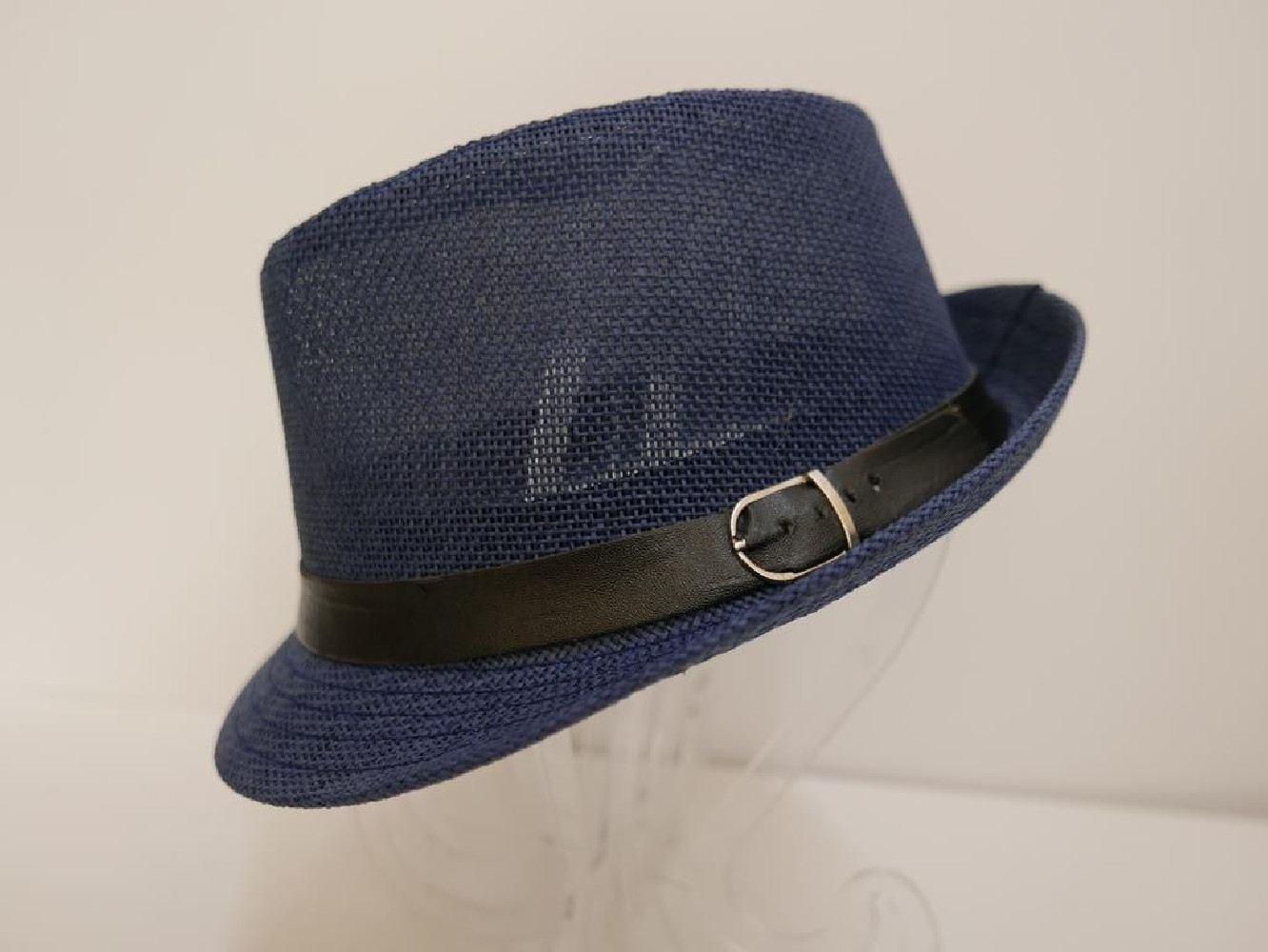 Trilby  męski granatowy letni  kapelusz 59-60cm