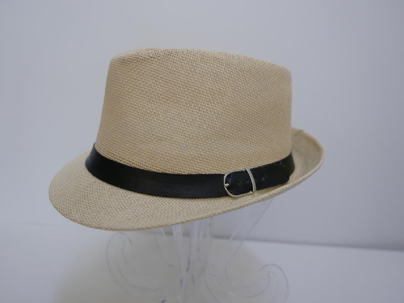 Trilby jasny beż męski letni  kapelusz 55-56cm