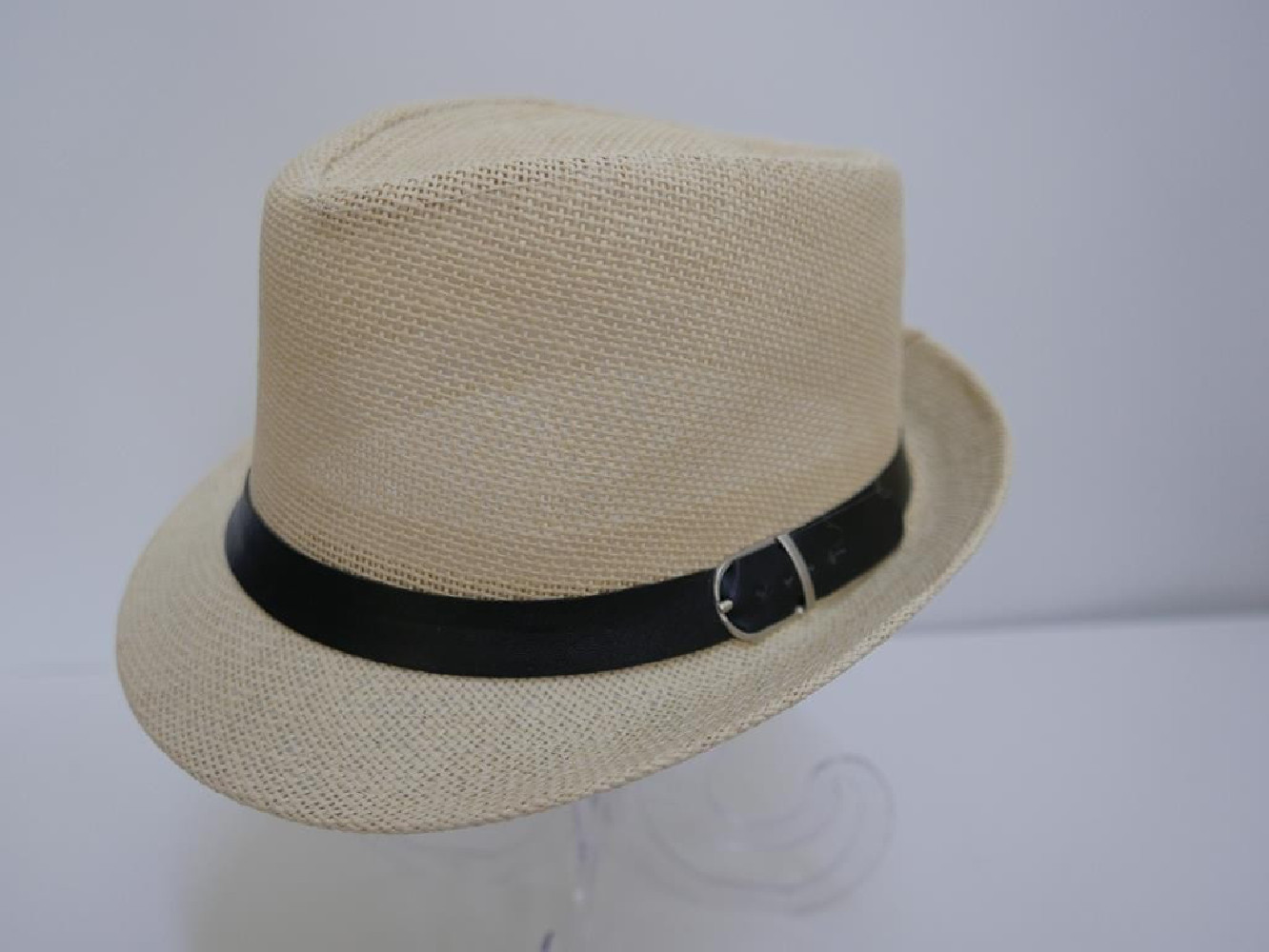 Trilby jasny beż męski letni  kapelusz 55-56cm