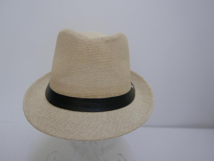 Trilby jasny beż męski letni  kapelusz 57-58cm