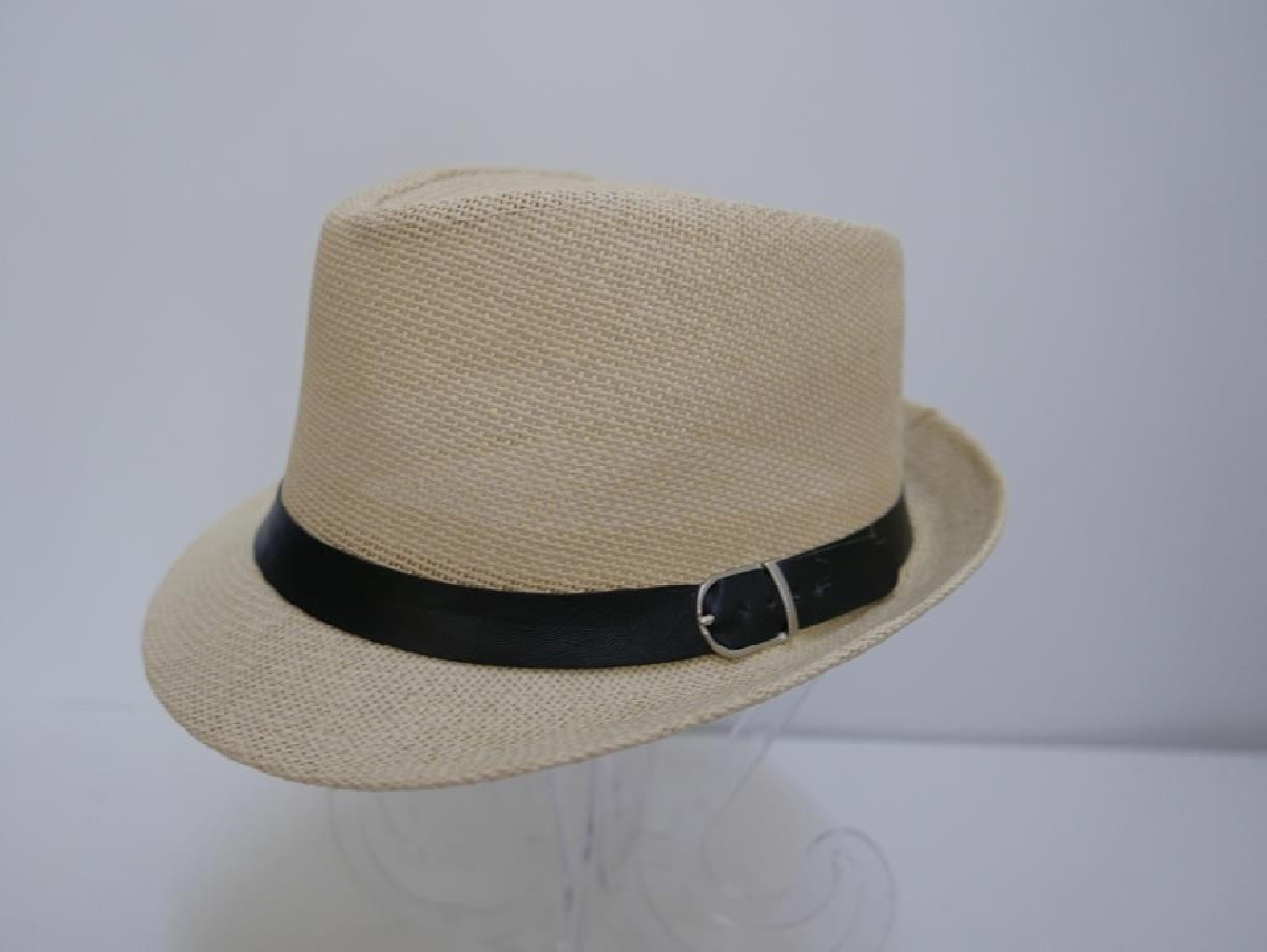 Trilby jasny beż męski letni  kapelusz 57-58cm