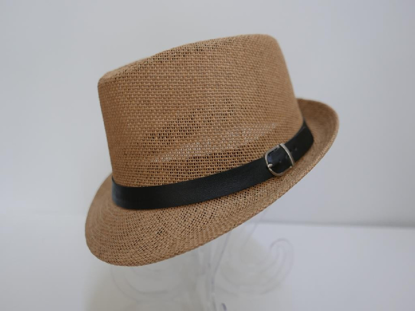 Trilby ciemny beż męski letni  kapelusz 55-56cm