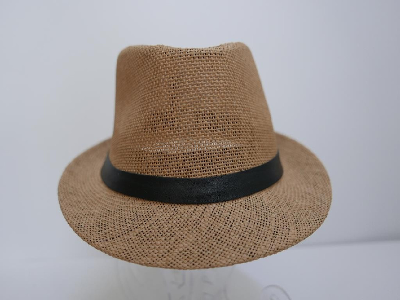 Trilby ciemny beż męski letni  kapelusz 57-58cm
