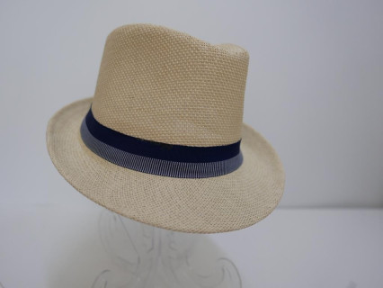 Trilby jasny beż męski letni  kapelusz 59-60cm