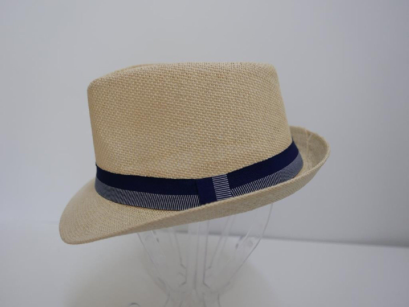 Trilby jasny beż męski letni  kapelusz 59-60cm