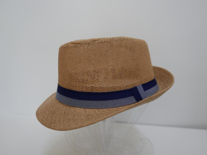 Trilby ciemny beż męski letni  kapelusz 55-56cm