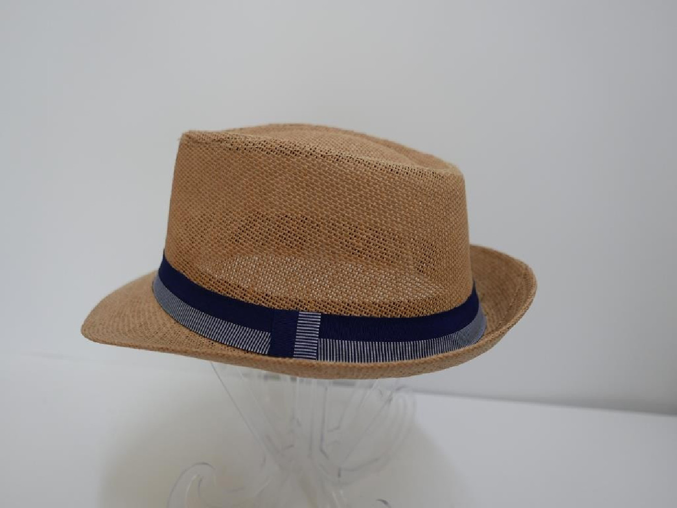 Trilby ciemny beż męski letni  kapelusz 55-56cm
