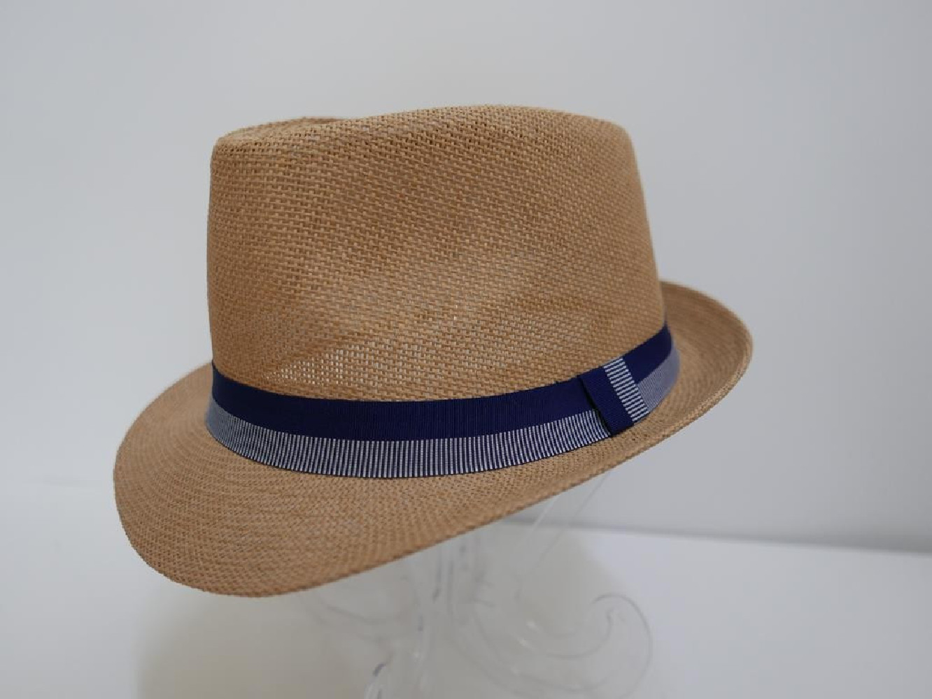 Trilby ciemny beż męski letni  kapelusz 55-56cm
