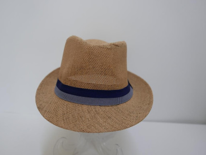 Trilby ciemny beż męski letni  kapelusz 59-60cm