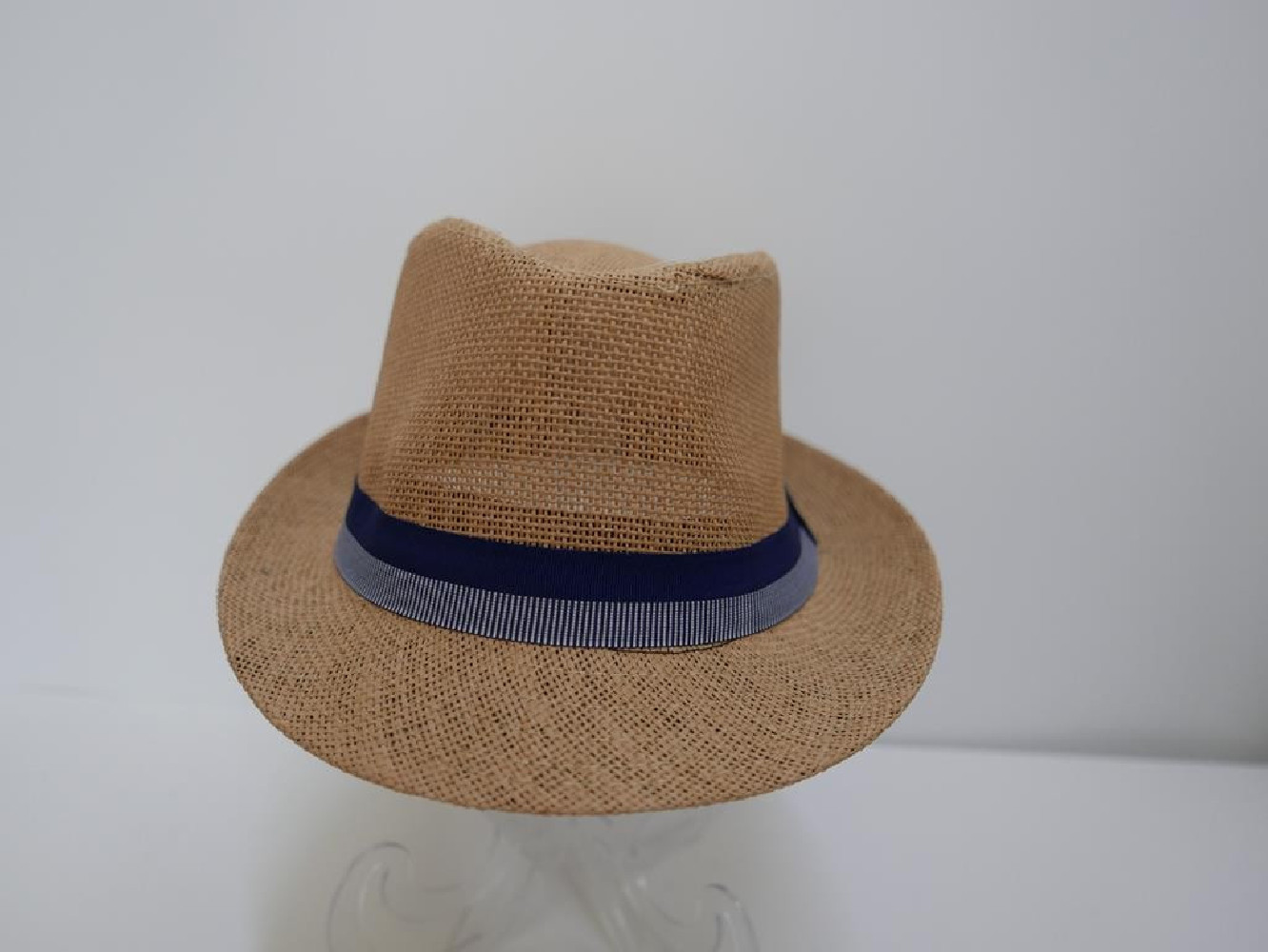 Trilby ciemny beż męski letni  kapelusz 59-60cm