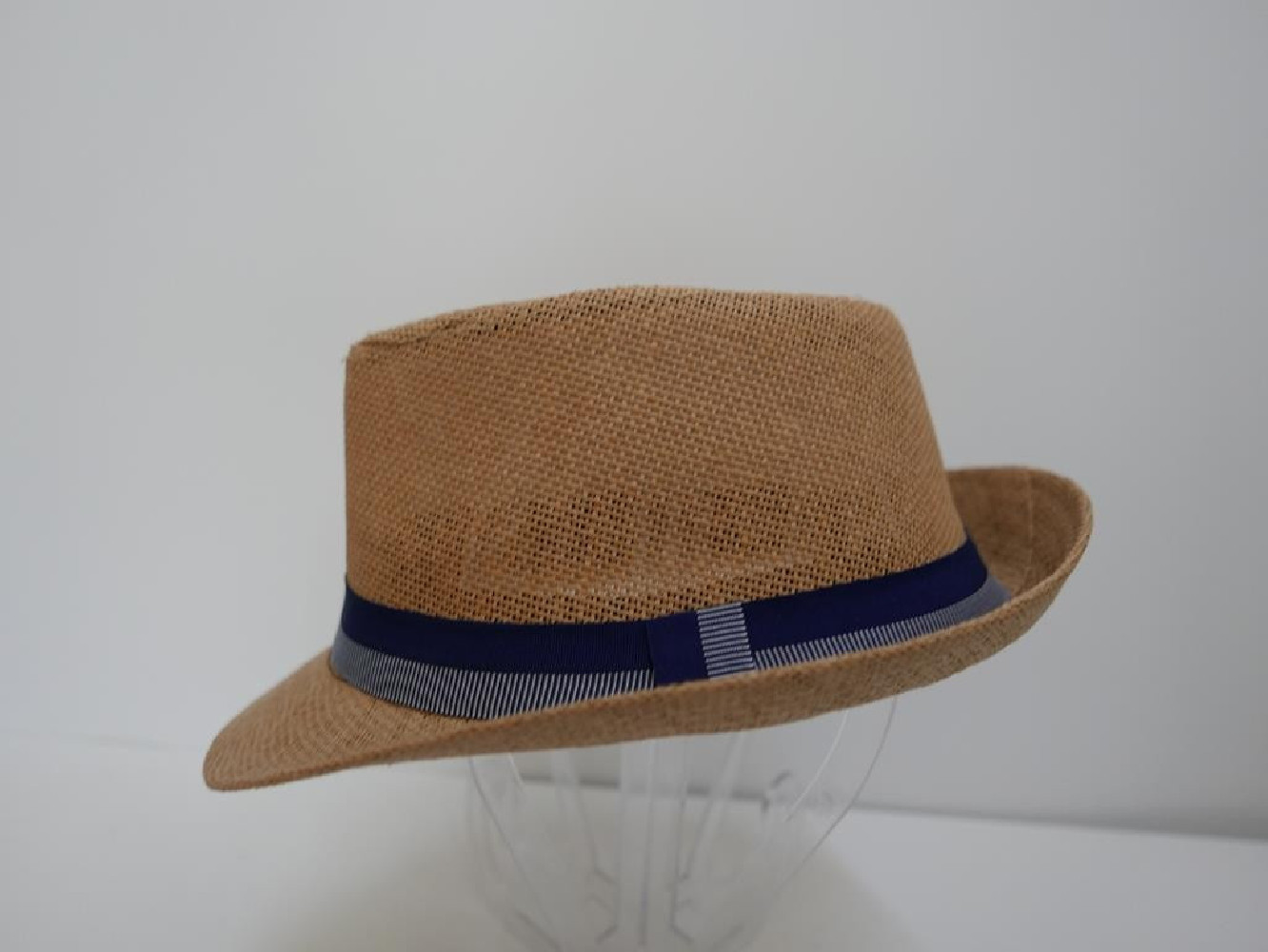 Trilby ciemny beż męski letni  kapelusz 59-60cm