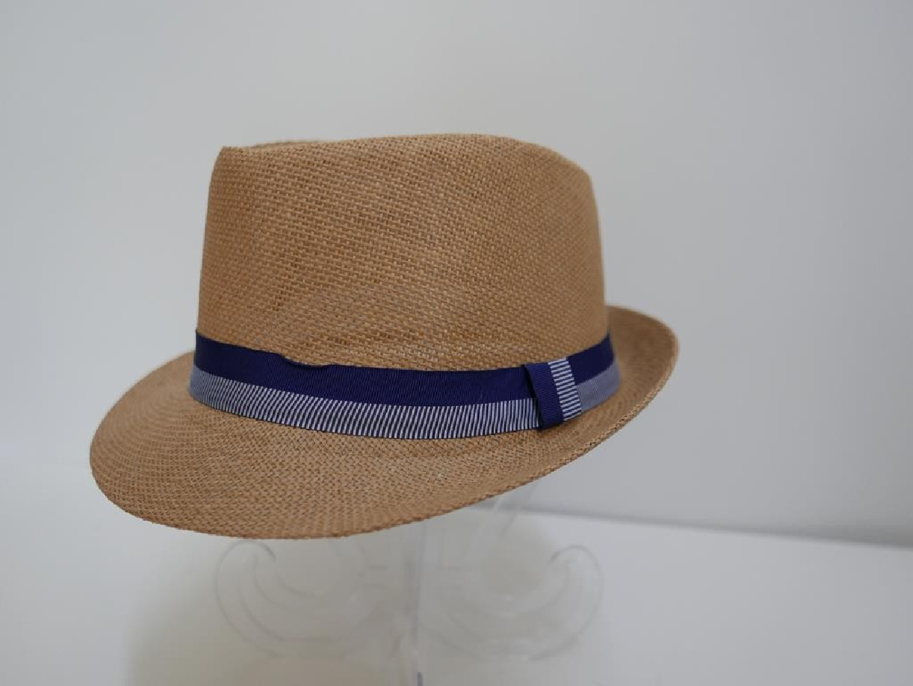 Trilby ciemny beż męski letni  kapelusz 59-60cm