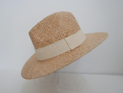 Fedora męski kapelusz słomkowy do 58 cm