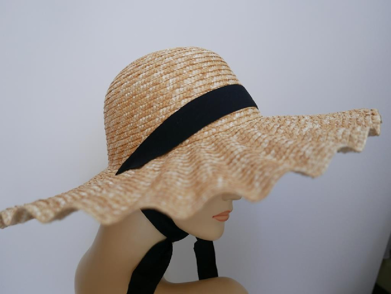 Kapelusz słomka ryżowa do 57 cm regulowany