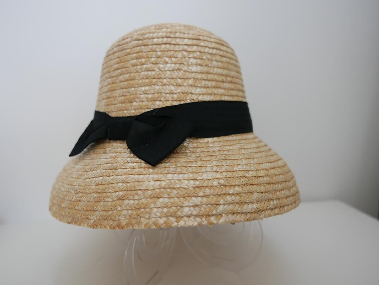 Kapelusz Audrey małe rondo słomka ryżowa do 56  cm