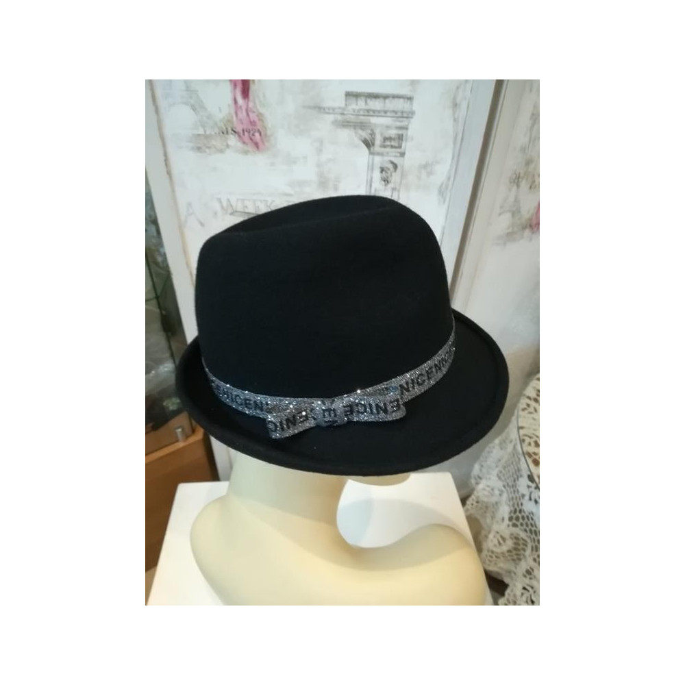 Roland czarny kapelusz filcowy 57-59 cm