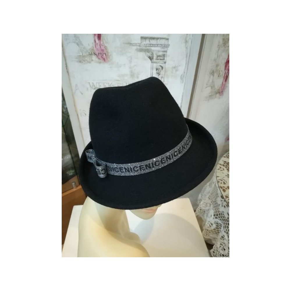 Roland czarny kapelusz filcowy 57-59 cm