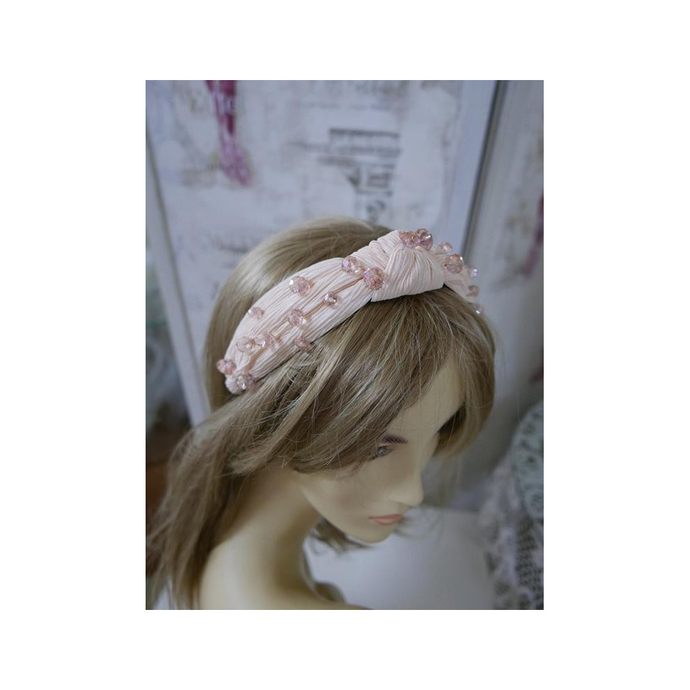 Różowa przepaska tkanina szer. 4 cm