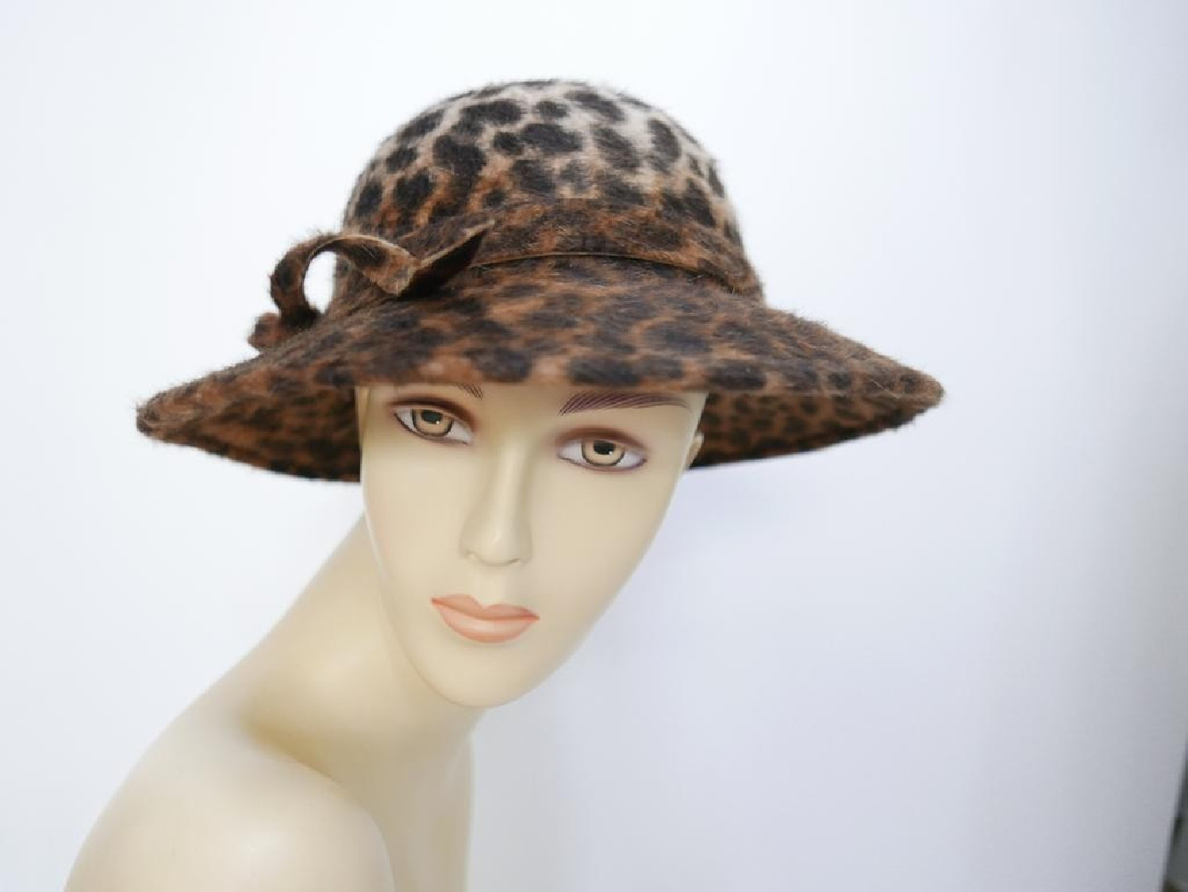 Jane panterka print kapelusz  melousine 55-57 cm