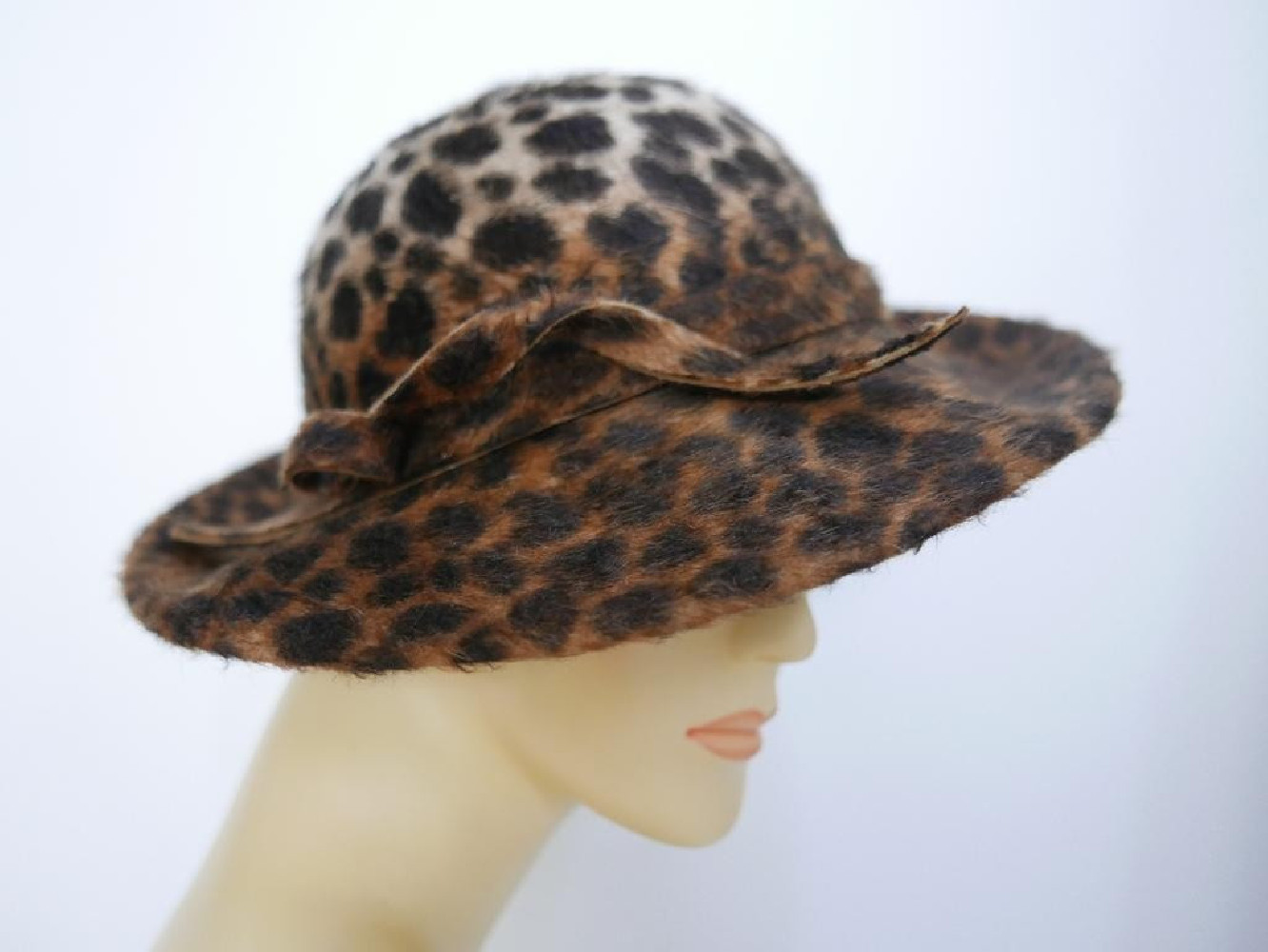 Jane panterka print kapelusz  melousine 55-57 cm