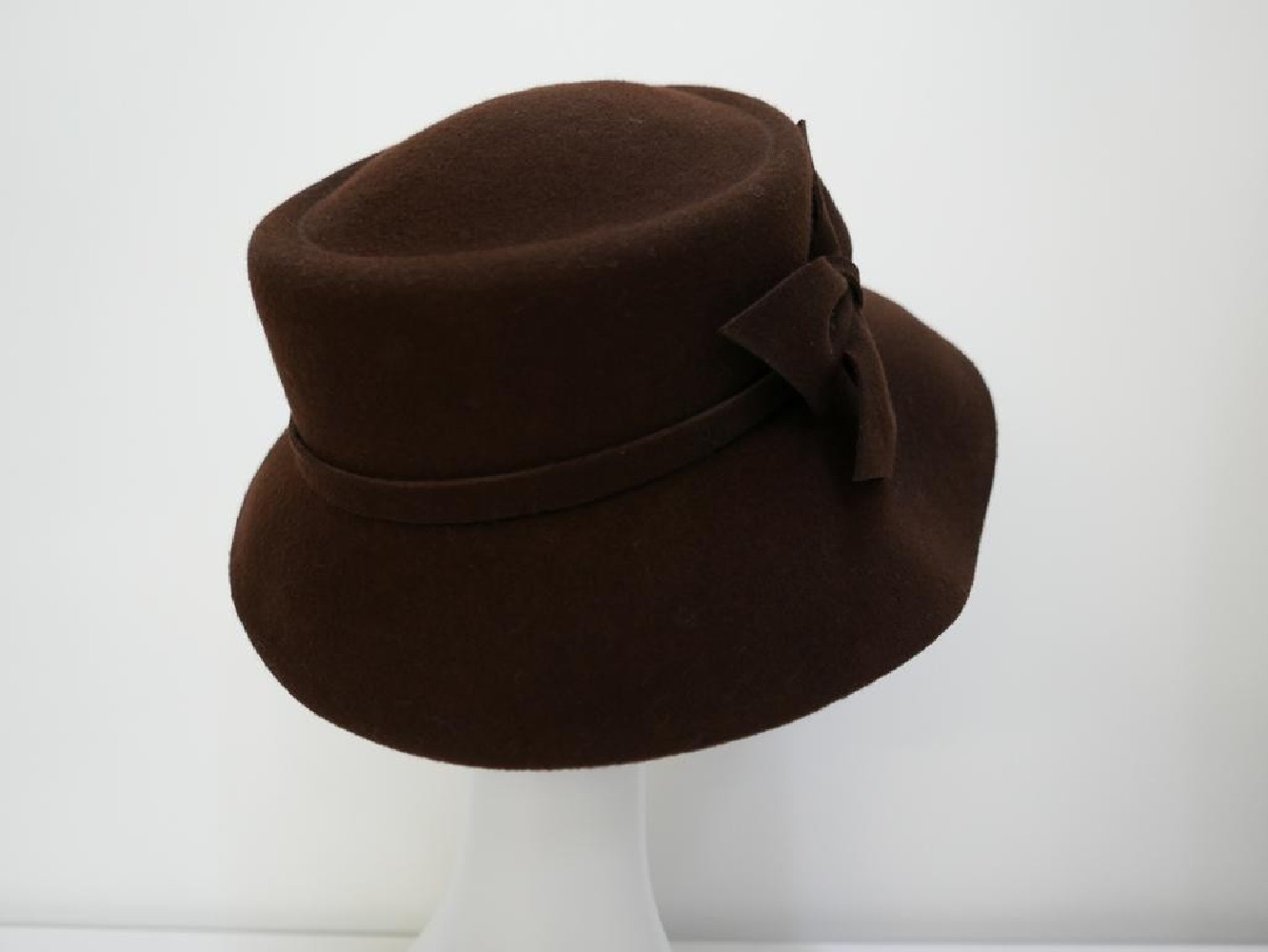 Ginevra brązowy kapelusz filcowy-54-57 cm