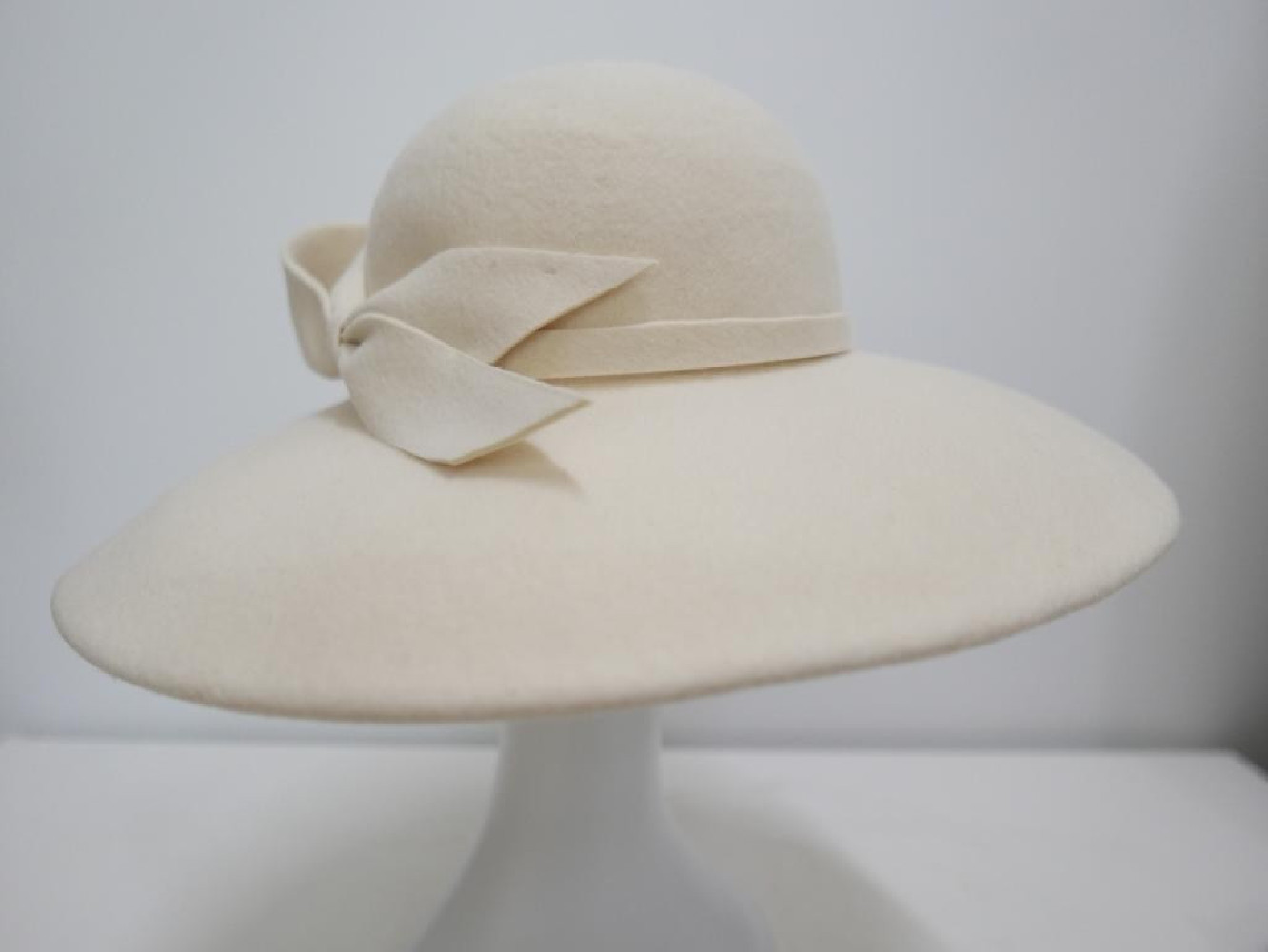 Vegas śmietankowy kapelusz z dużym rondem 54-57 cm