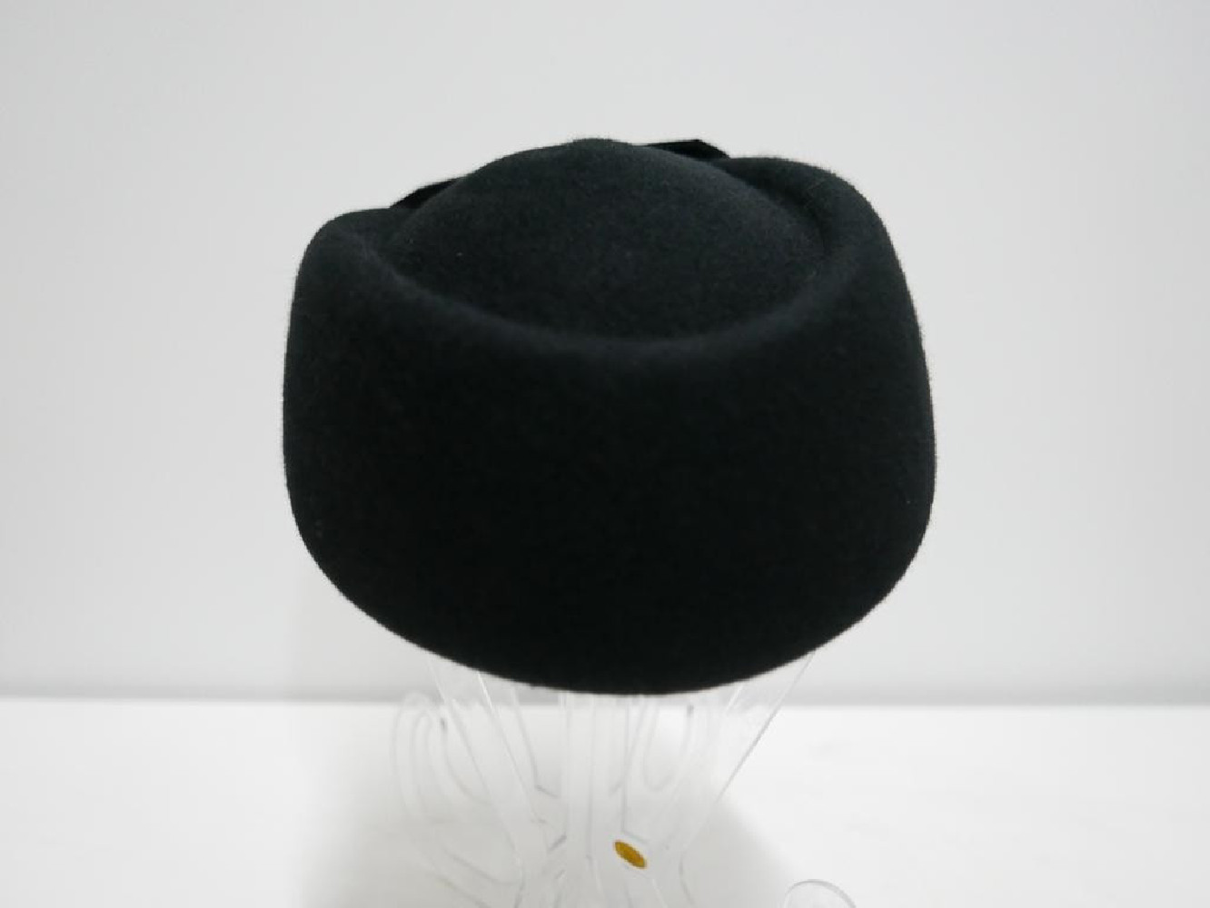 Tallina czarny  toczek filcowy  54-57 cm