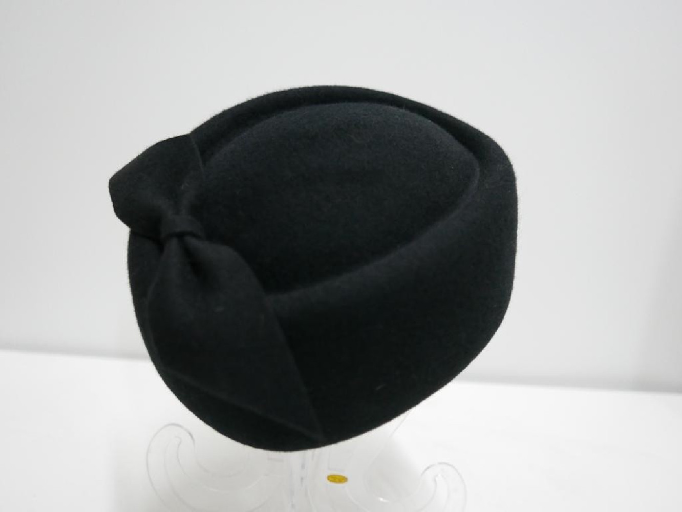 Tallina czarny  toczek filcowy  54-57 cm