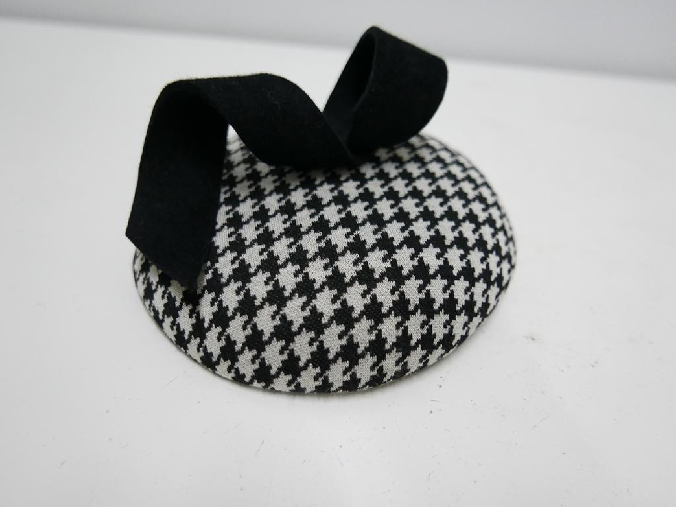 Miini toczek tkanina pepitka kurza stopka