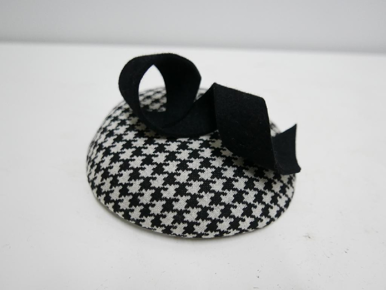 Miini toczek tkanina pepitka kurza stopka