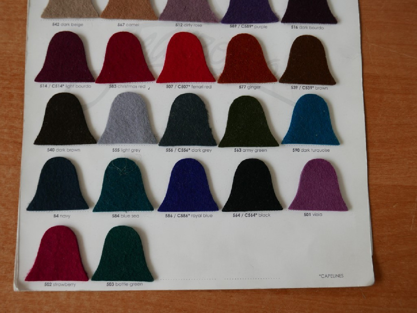 Fabiola- Turban-fioletowa filcowa czapka Vinage 57-60cm