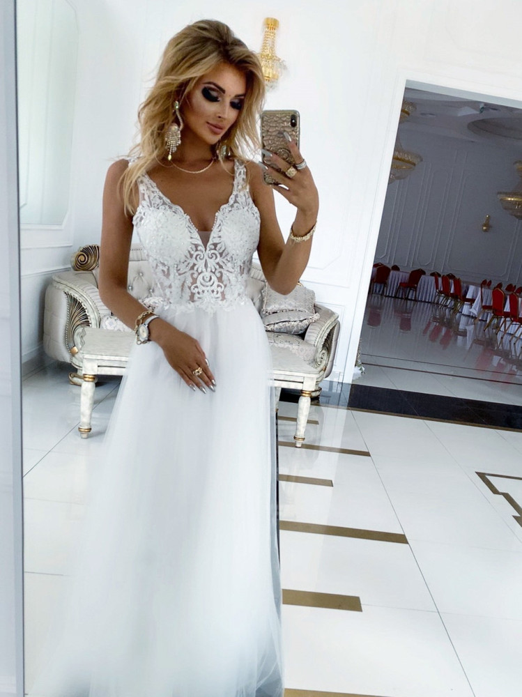 Suknia ślubna PENELOPA 46 r dostępna stacjonarnie