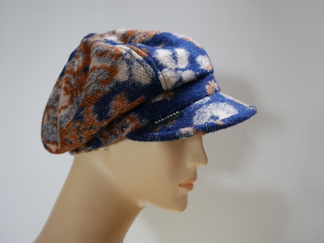 Kolorowy kaszkiet 55-58 cm regulowany