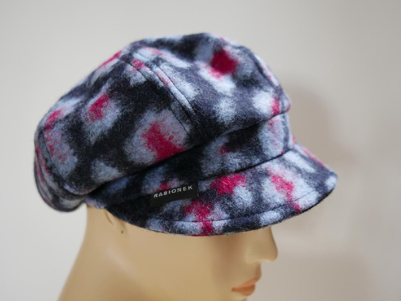 Kolorowy kaszkiet 55-58 cm regulowany