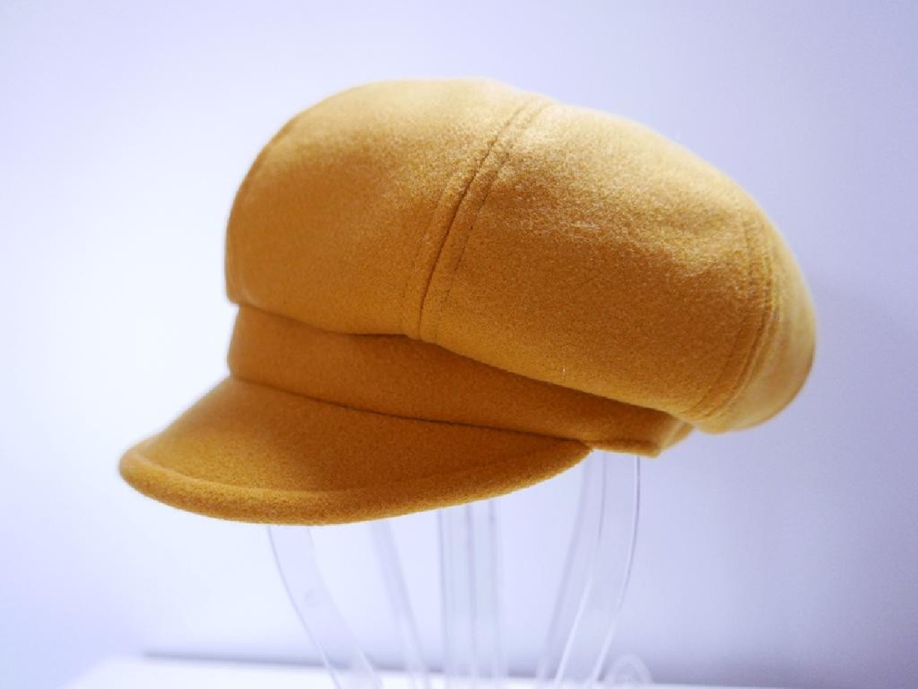 Miodowy kaszkiet do 58 cm regulowany