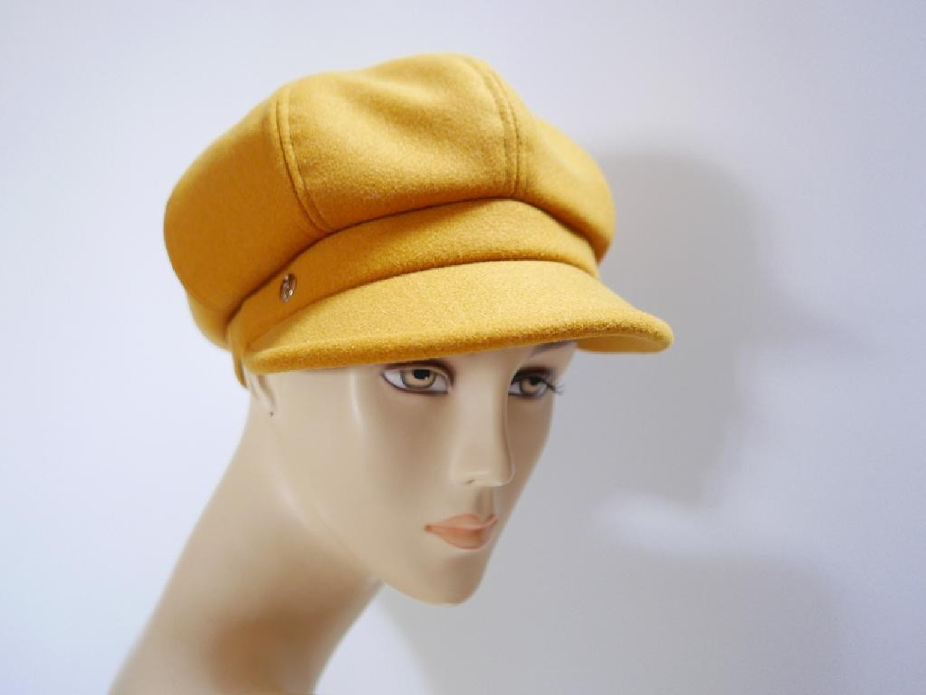 Miodowy kaszkiet do 58 cm regulowany