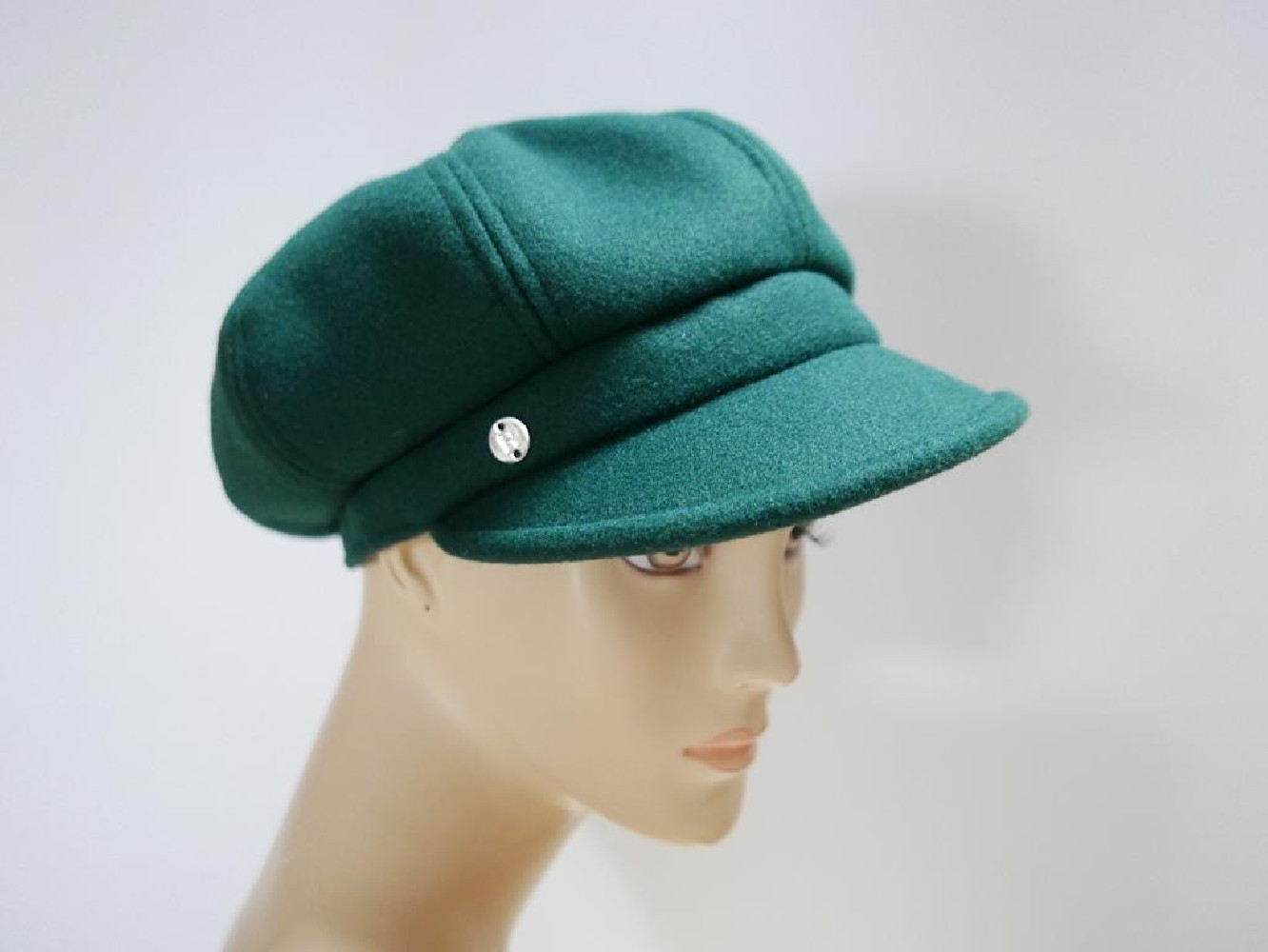 Zielony kaszkiet do 58 cm regulowany