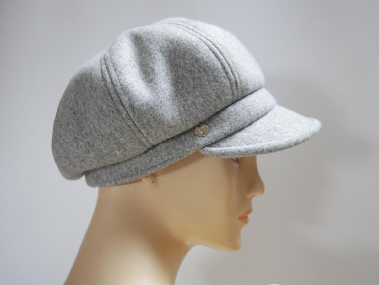 Szary  kaszkiet do 58 cm regulowany