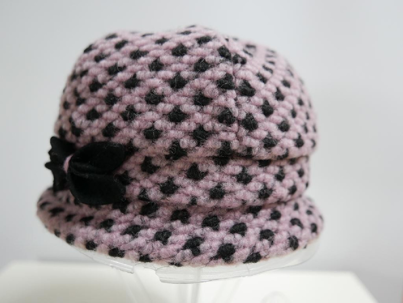 Różowa czapka tkanina do 58 cm regulowany